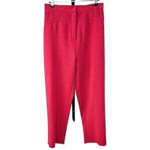 Bantry Bay Womens Vintage Hot Pink High Rise Straight Leg Pants, Size S/P